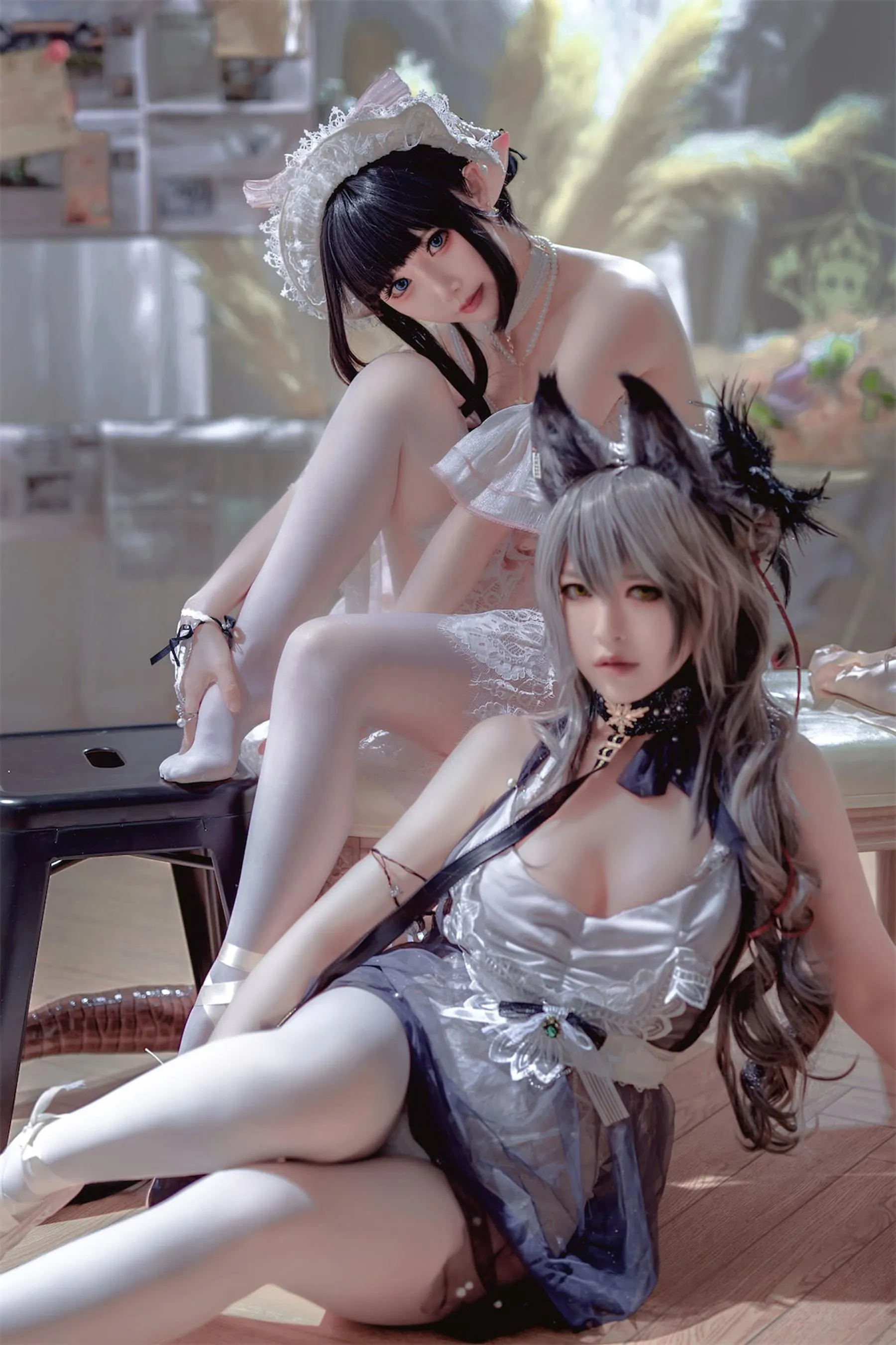 面饼仙儿 – NO.118 半半子 Arknights 黑x森蚺 [56P]插图4